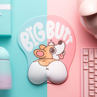 Corgi Memory Foam Wrist Rest and Mouse Pad