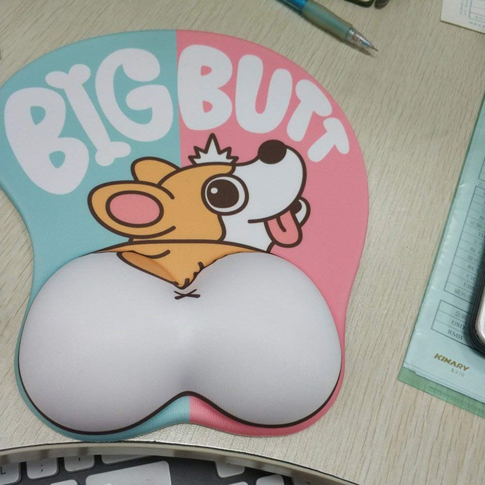 Corgi Memory Foam Wrist Rest and Mouse Pad