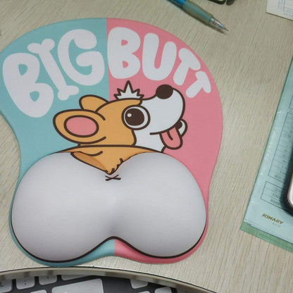 Corgi Memory Foam Wrist Rest and Mouse Pad
