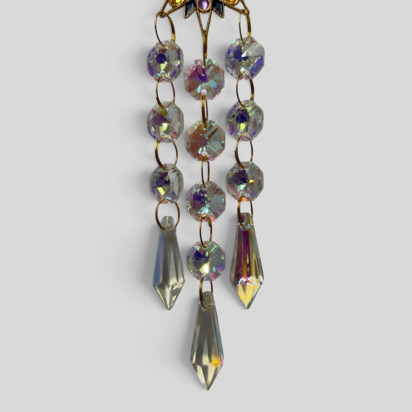 Sunburst Crystal Suncatcher