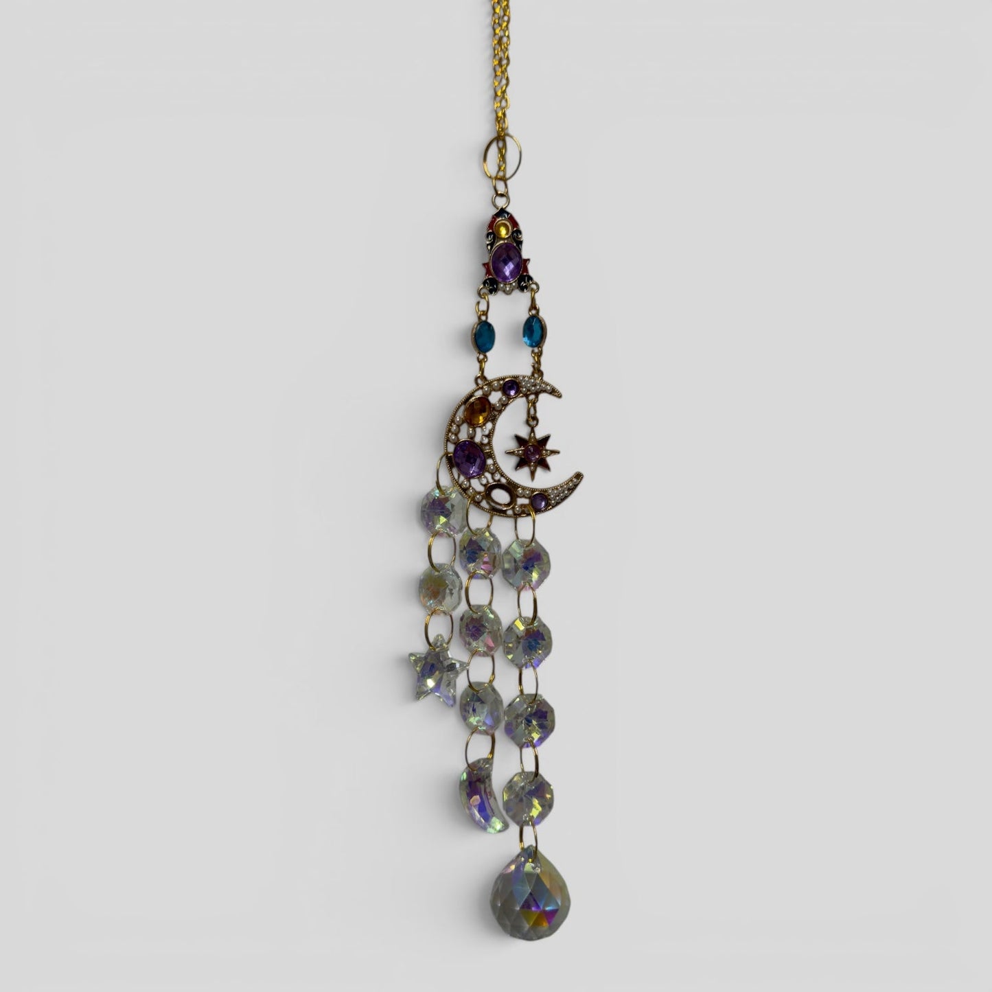 Sunburst Crystal Suncatcher